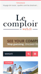 Mobile Screenshot of lecomptoirweb.fr